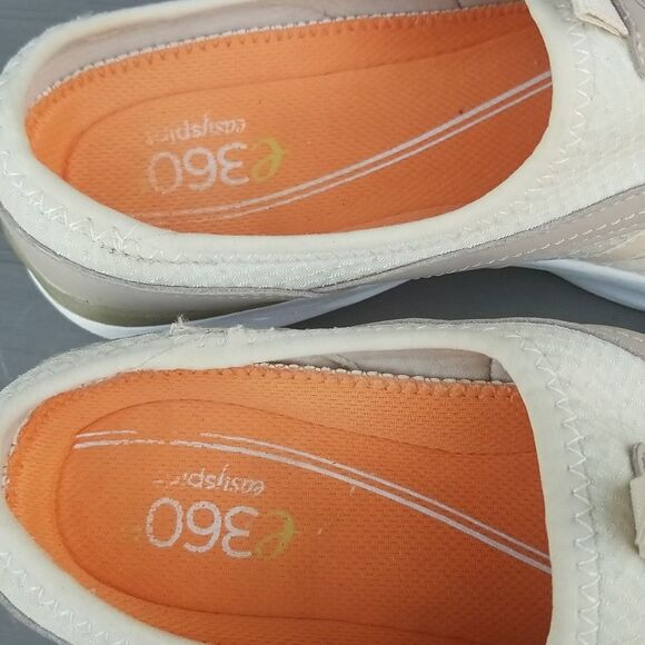 Easy Spirit e360 Casual Comfort "Quads" Gray Cream Slip-on Size 8 - Picture 9 of 11
